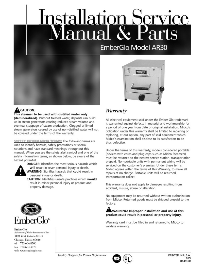 EmberGlo AR30 Installation, Service Manual & Parts EmberGlo AR30 Installation, Service Manual & Parts