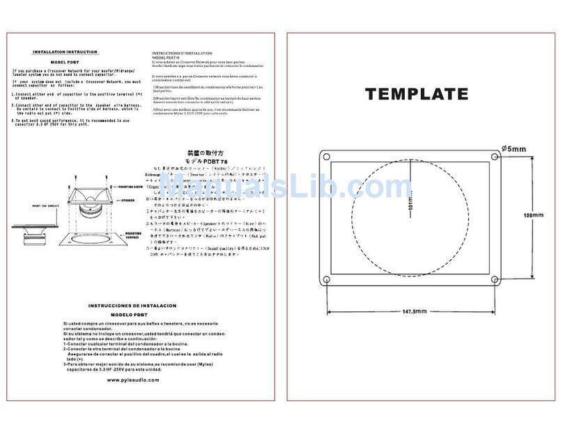 PYLE Audio PDBT User manual