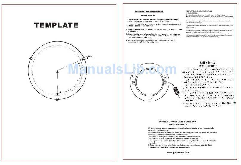 PYLE Audio PDBT18 User manual