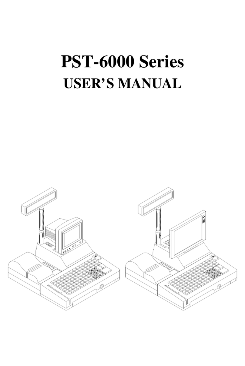 POSIFLEX PST-6000 SERIES User manual