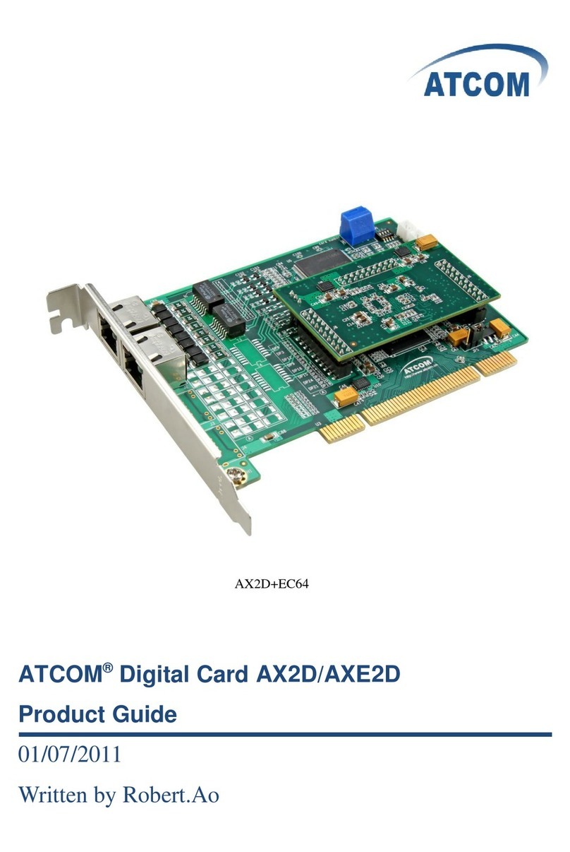 ATCOM AX2D Product guide