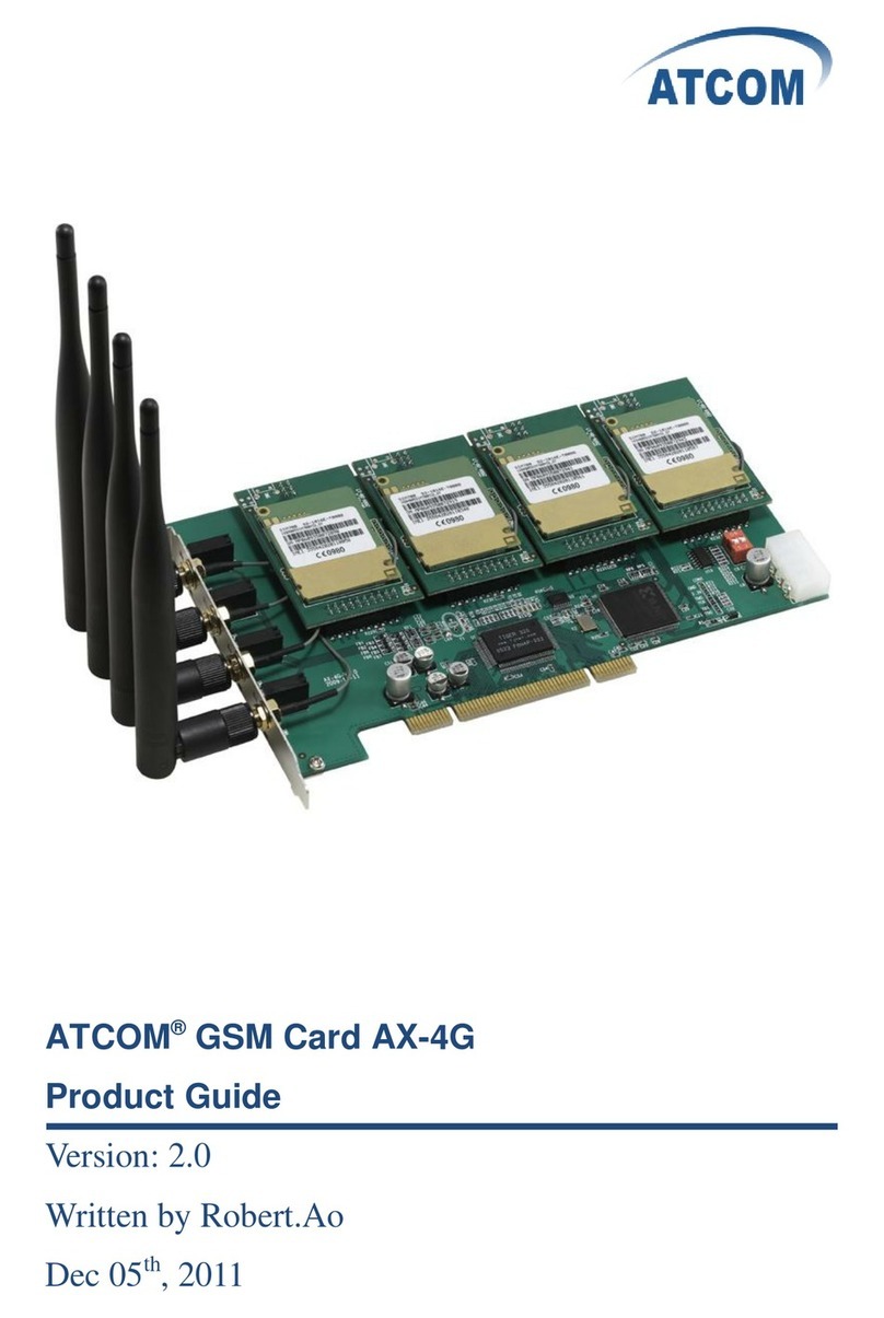 ATCOM AX-4G User manual