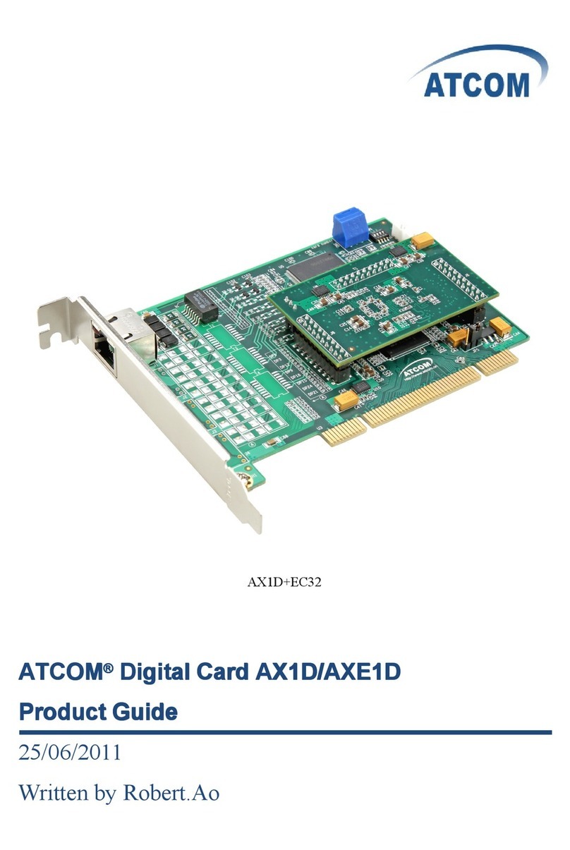 ATCOM AX1D User manual