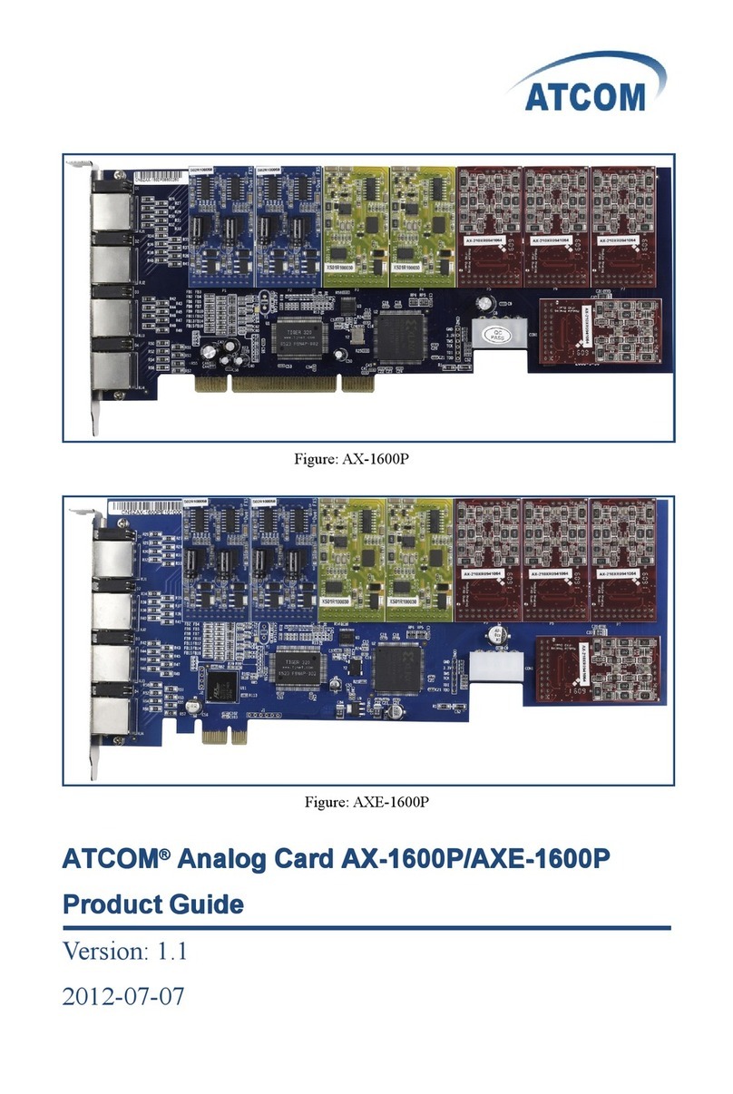 ATCOM AX-1600P User manual