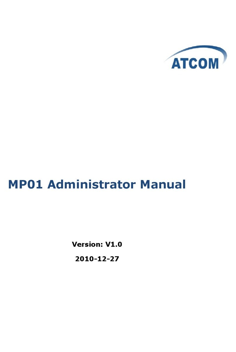 ATCOM MP01 Administrator's manual