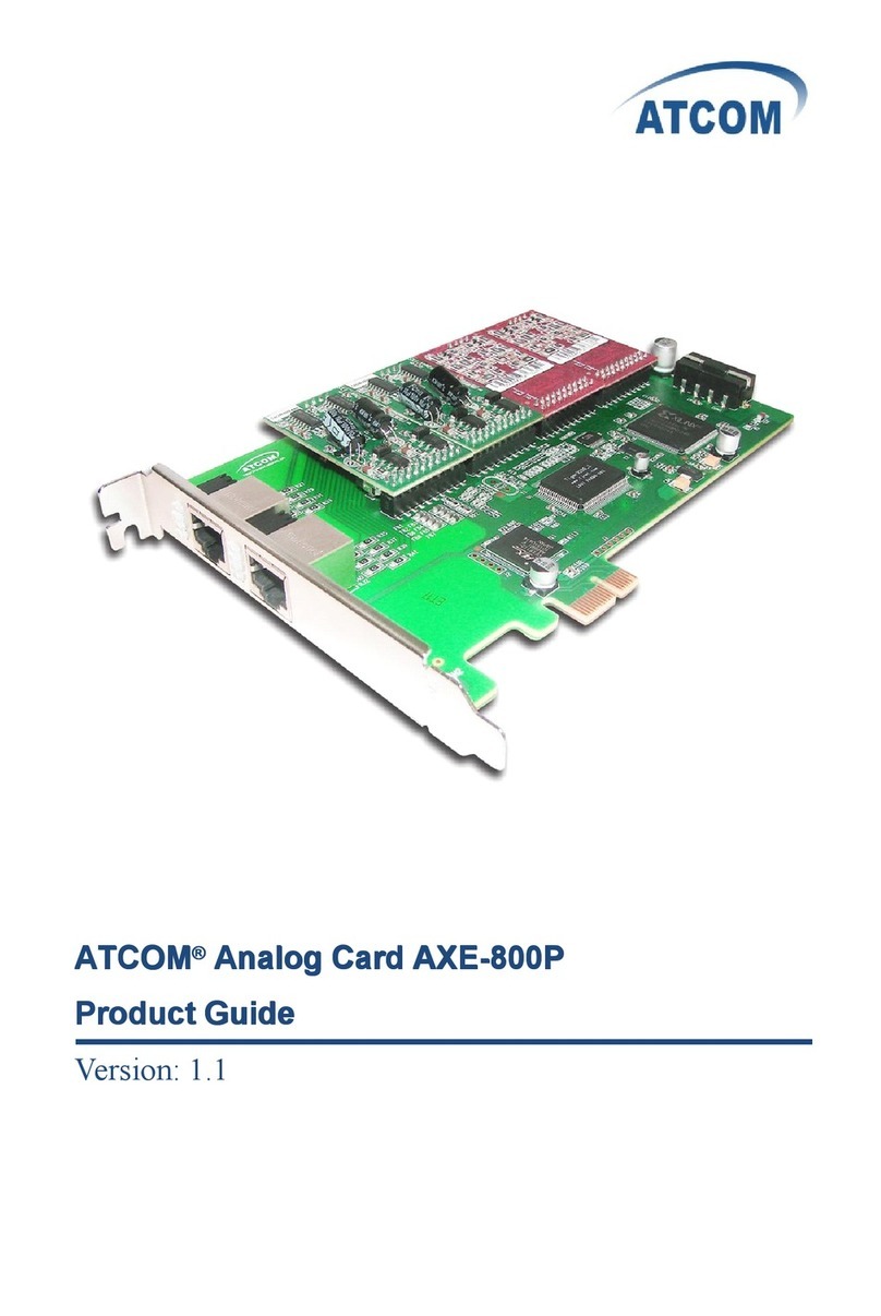 ATCOM AXE-800P Product guide