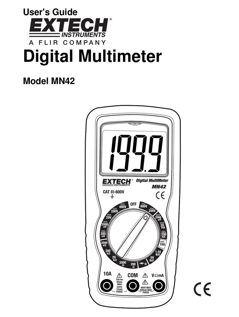 Extech Instruments MN45 User manual