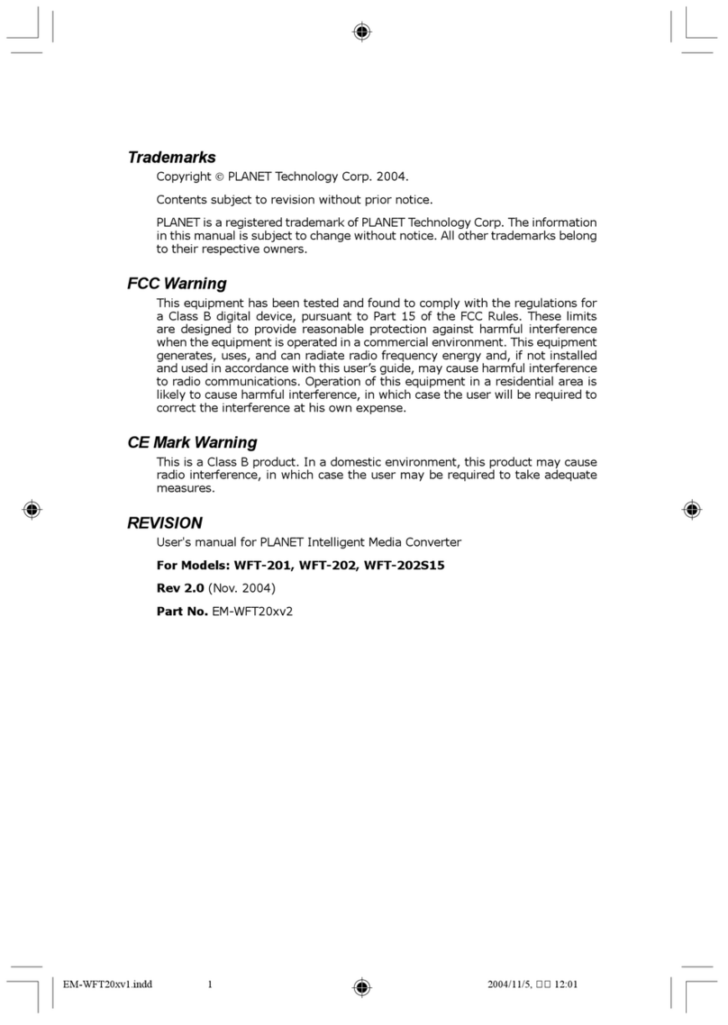 Planet WFT-201 User manual