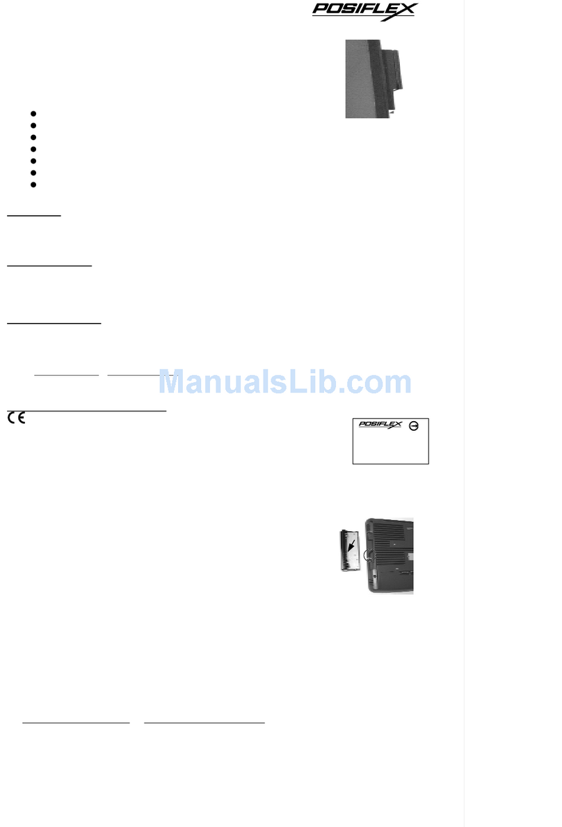 POSIFLEX SD400 Series user manual