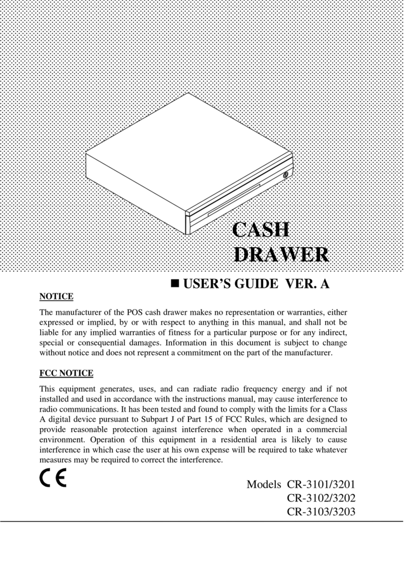POSIFLEX CR-3101 user guide