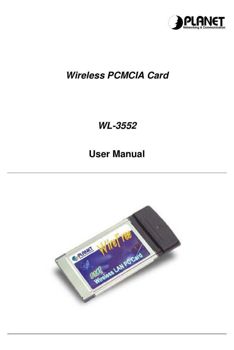 Planet WL-3552 user manual