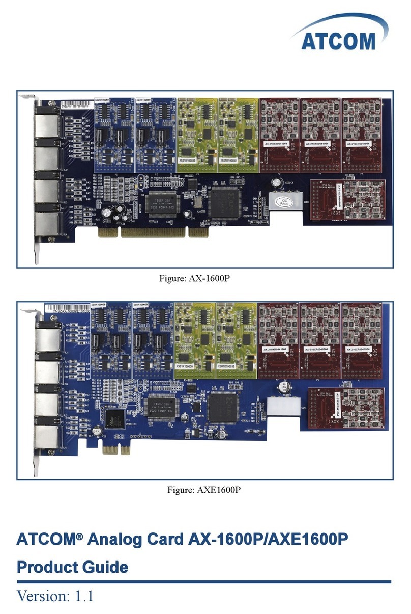 ATCOM AX-1600P User manual
