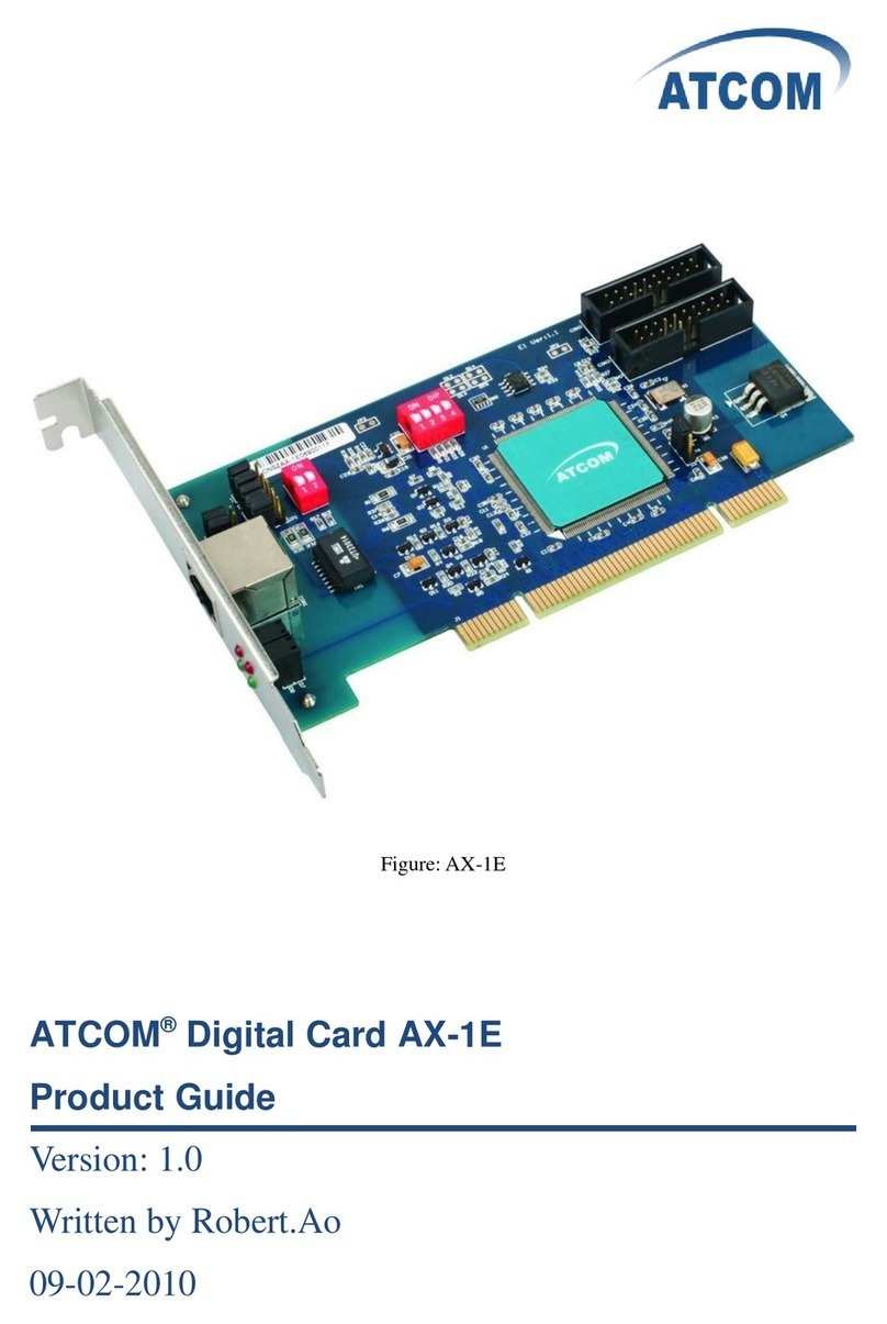 ATCOM AX-1E Product guide