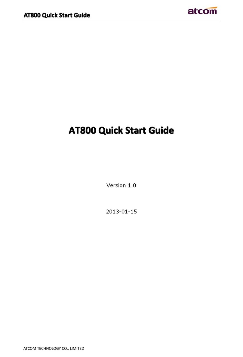ATCOM AT800 Series User manual ATCOM AT800 Series User manual