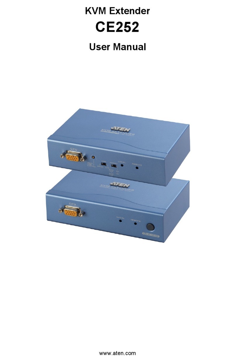 ATEN CE252 User manual