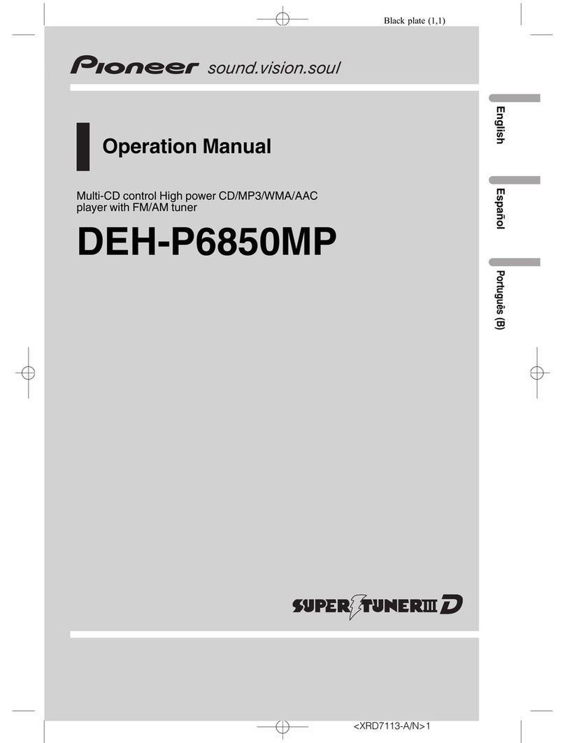 Pioneer DEH-P6850MP Operation manual
