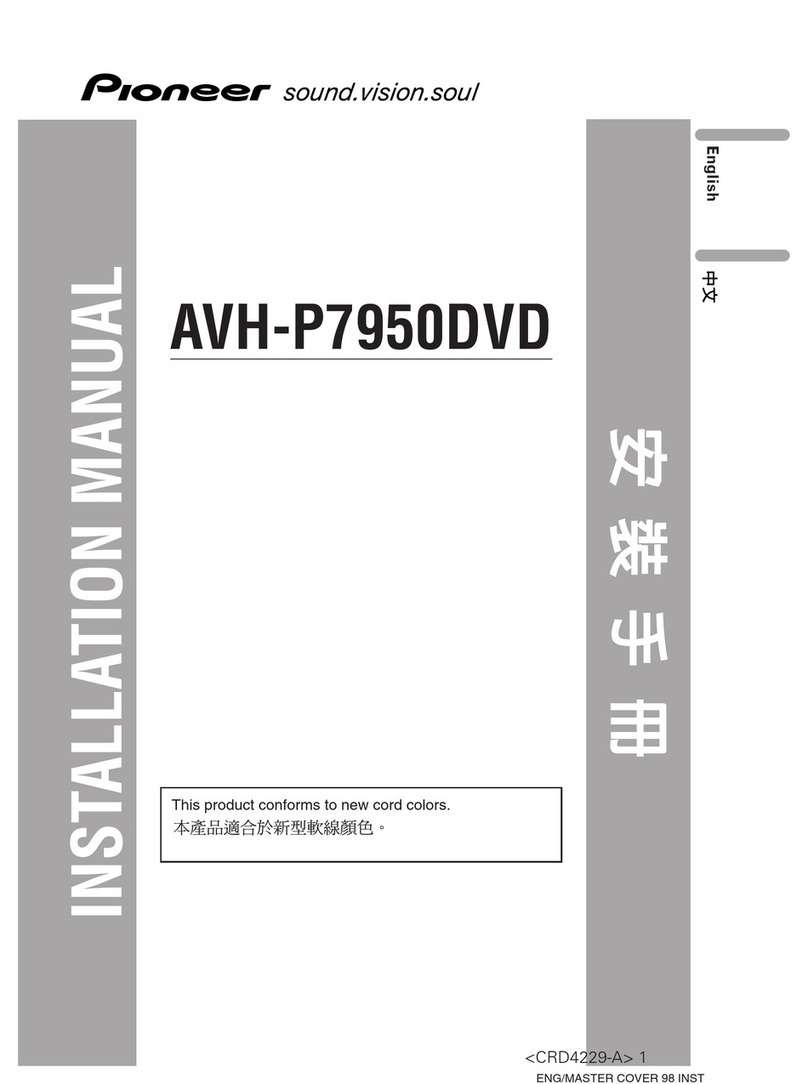 Pioneer AVH-P7950DVD User manual