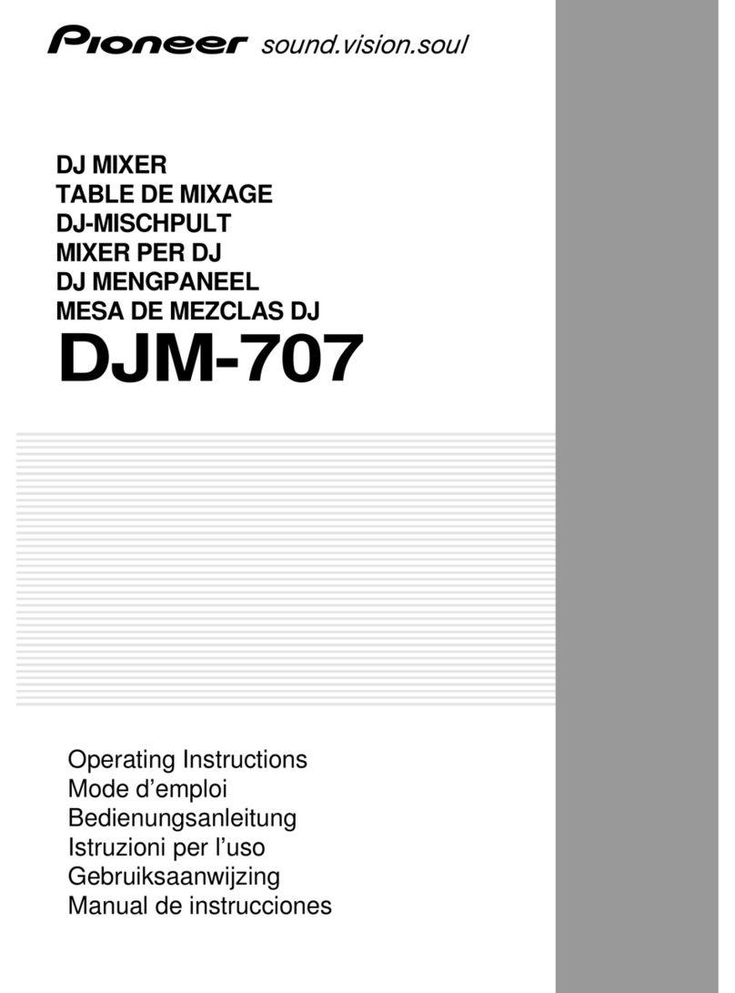 Pioneer DJM-707 User manual