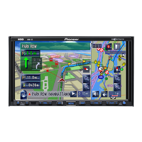 Pioneer AVIC-Z2 - Navigation System With DVD player User manual