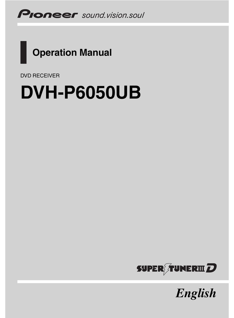 Pioneer DVH-P6050UB Operational manual