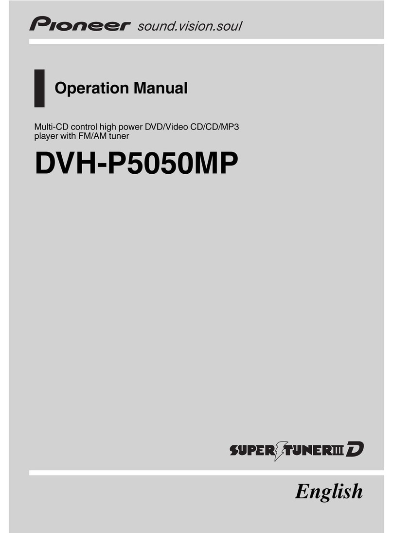 Pioneer DVH-P5050MP User manual