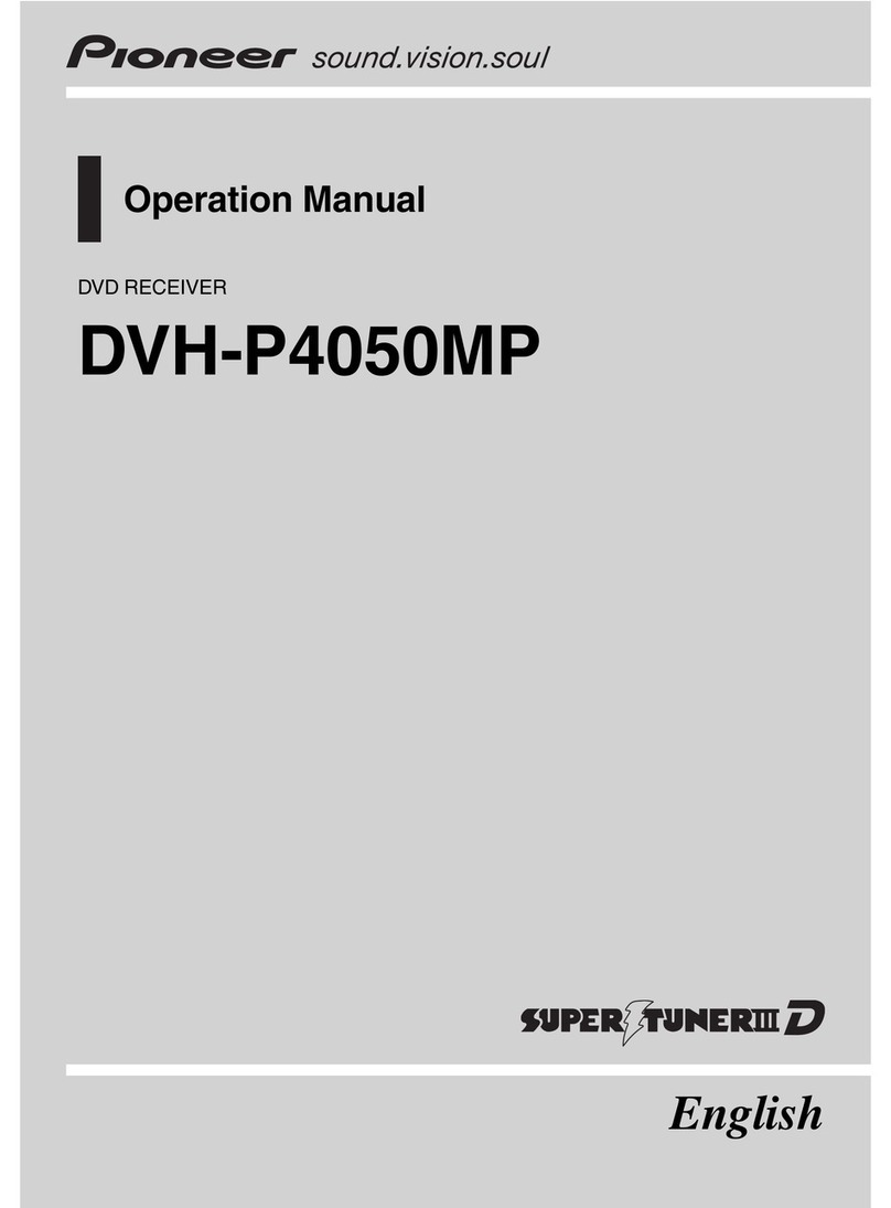 Pioneer DVH-P4050MP Operation manual