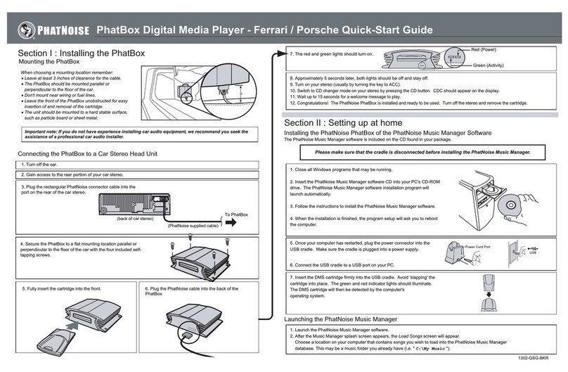 PhatNoise PhatBox User manual
