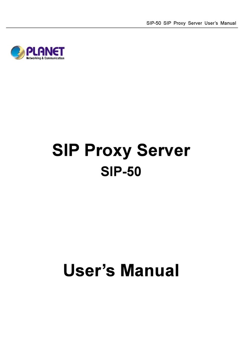 Planet SIP-50 user manual