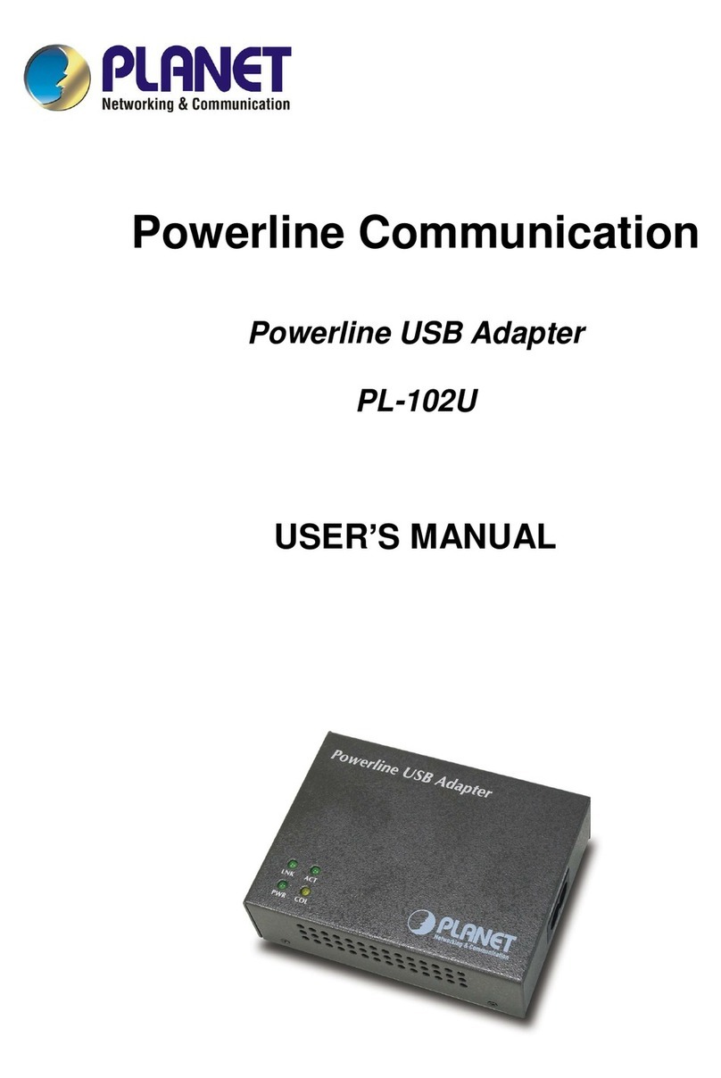Planet PL-102U User manual