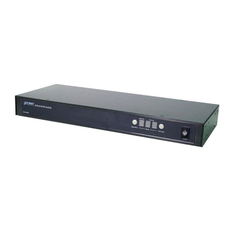 Planet KVM-800 User manual Planet KVM-800 User manual