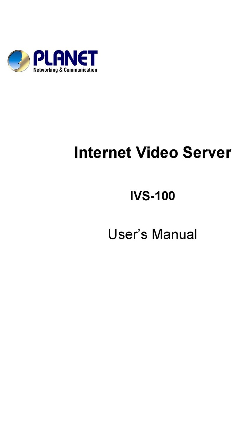 Planet IVS-100 User manual