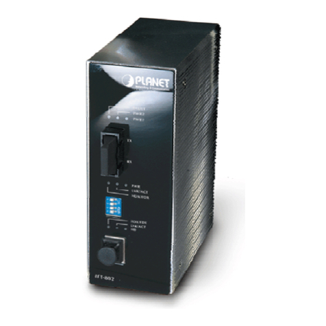 Planet IFT-802 User manual Planet IFT-802 User manual