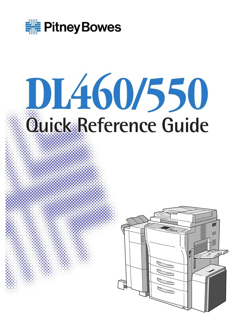 Pitney Bowes DL460 Quick reference guide