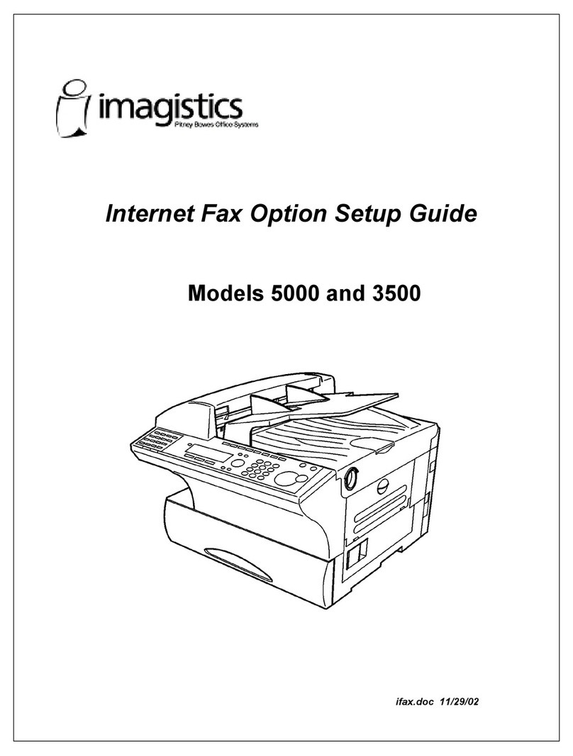imagistics 3500 User manual