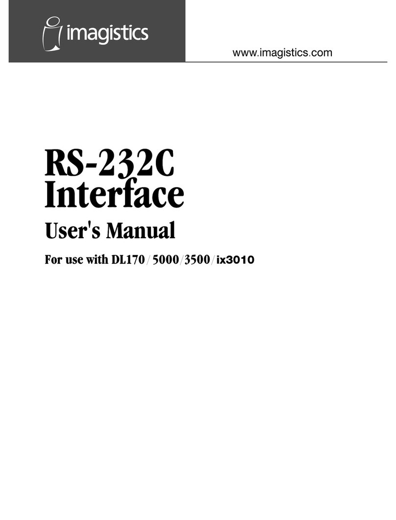 imagistics Imagistics RS-232C user manual