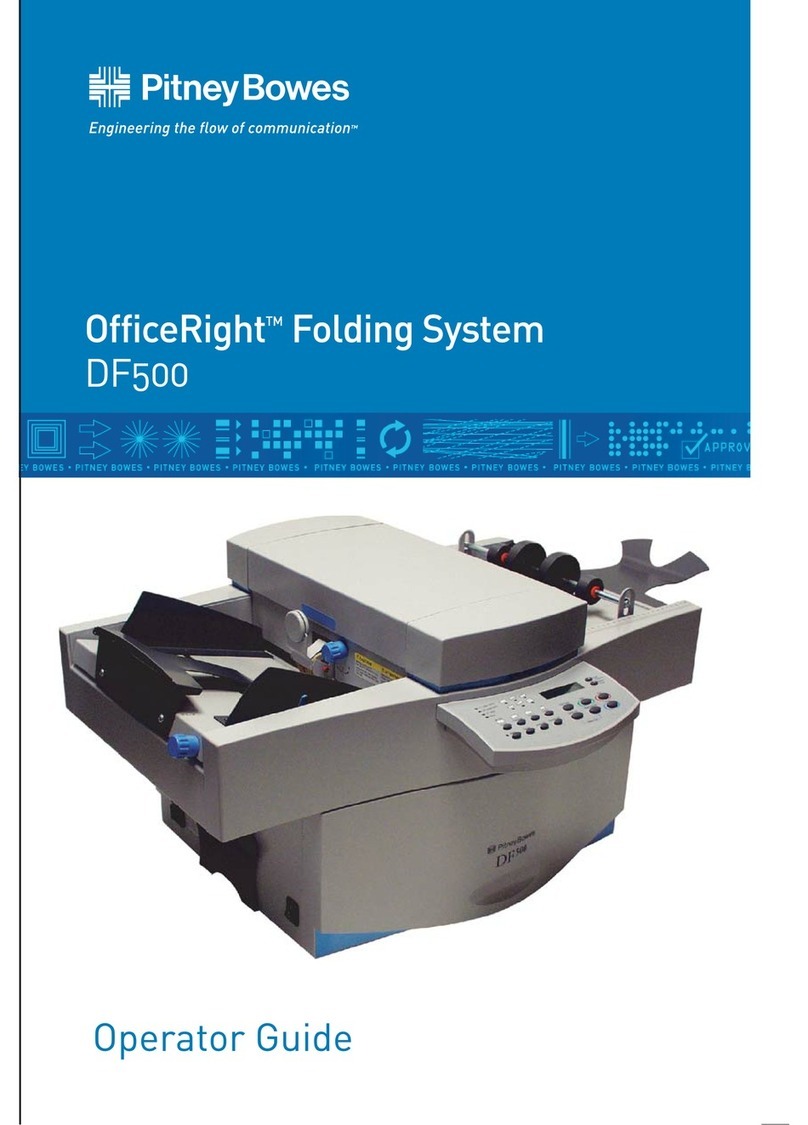Pitney Bowes OfficeRight DF500 Operator's guide Pitney Bowes OfficeRight DF500 Operator's guide
