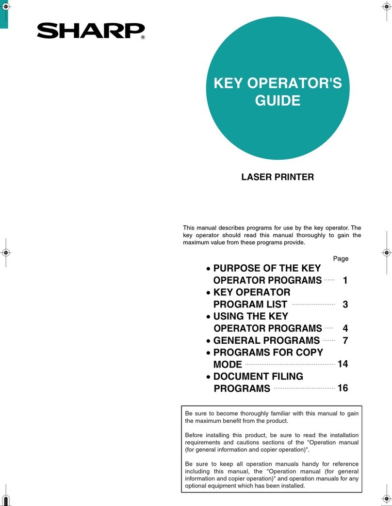 Sharp AR-M355 User manual Sharp AR-M355 User manual