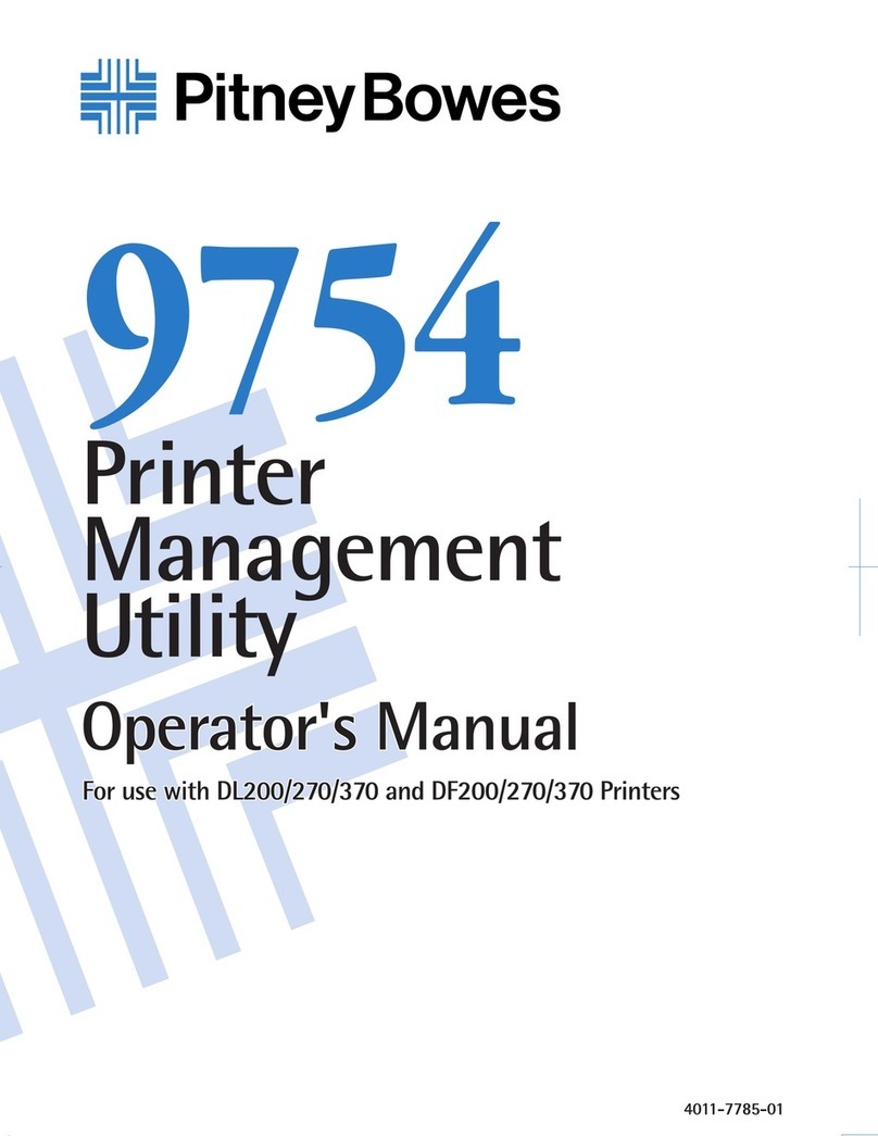 Pitney Bowes 9754 User manual