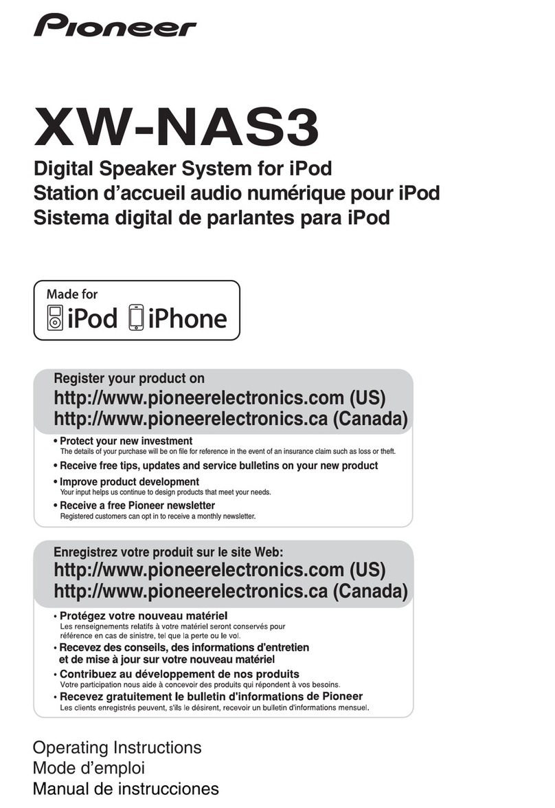 Pioneer XW-NAS3 User manual