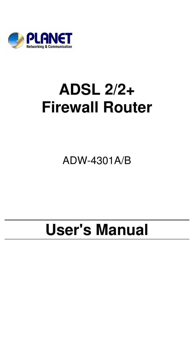 Planet ADW-4301A/B user manual