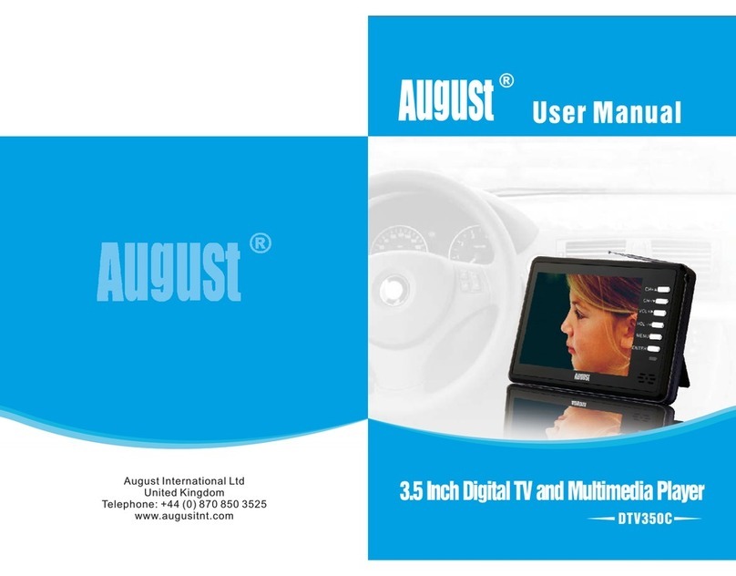August DTV350C user manual