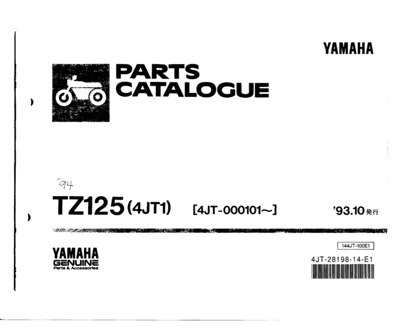 Yamaha T2125 parts list