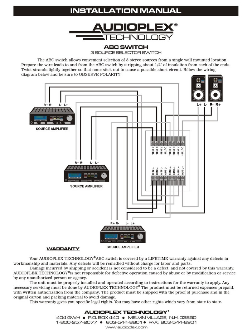 Audioplex ABC installation manual