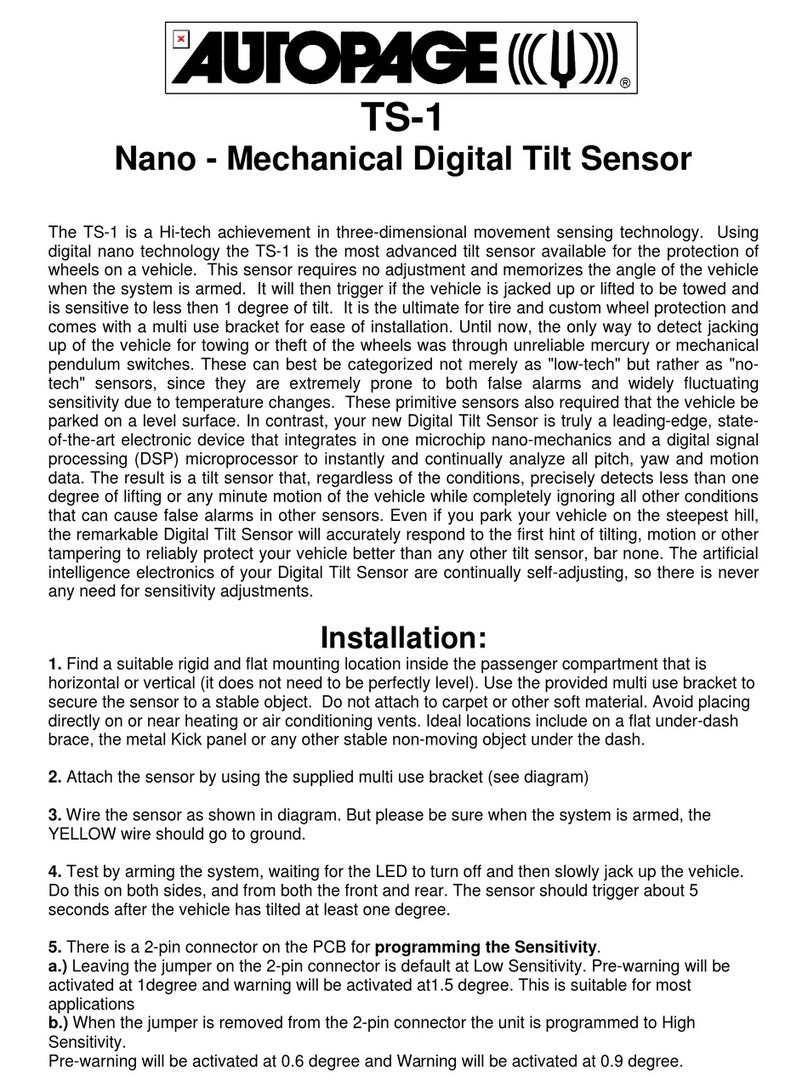 Auto Page TS-1 user manual