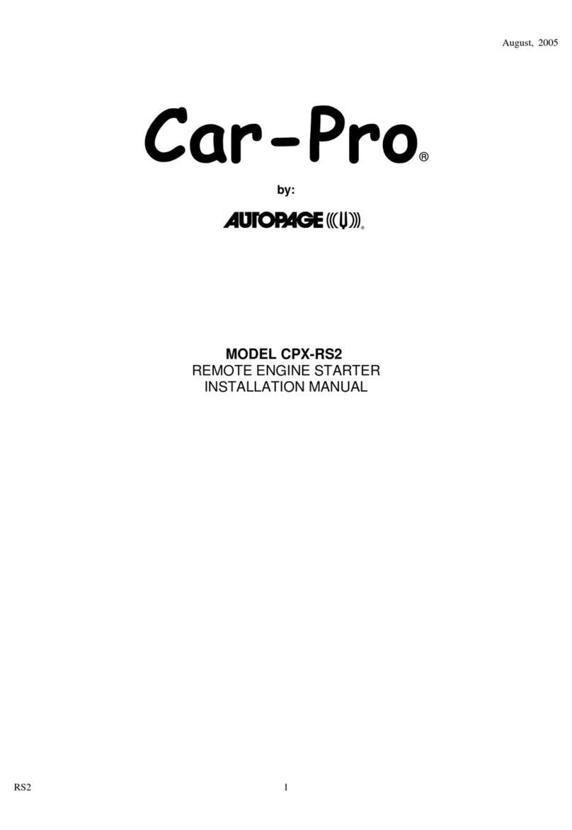 Auto Page Car-Pro CPX-RS2 installation manual