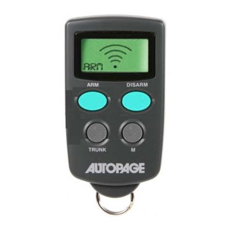 Auto Page RF-700 User manual