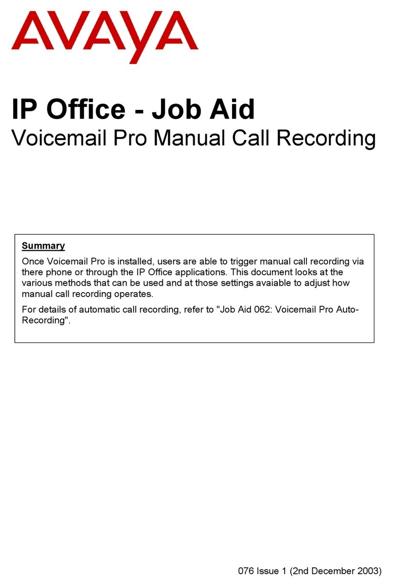 Avaya IP Office Phone Manager User manual