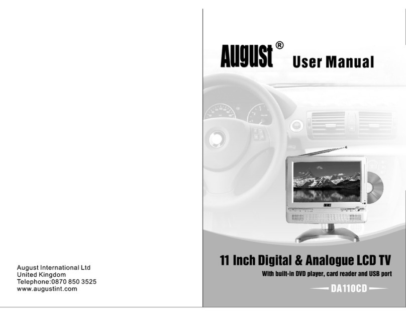 August DA110CD User manual