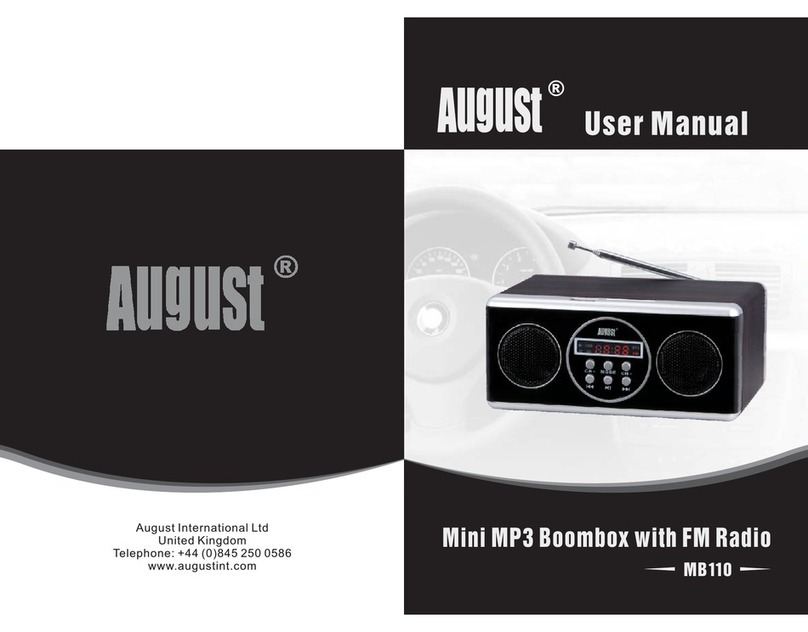 August MB110 user manual