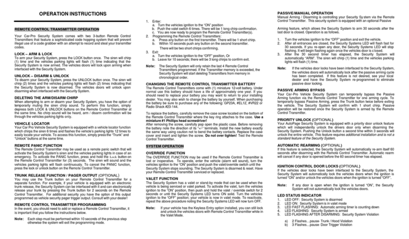 Auto Page Car-Pro CPX3500 User manual